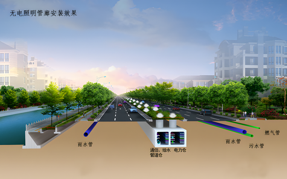 广州南沙灵山岛综合管廊